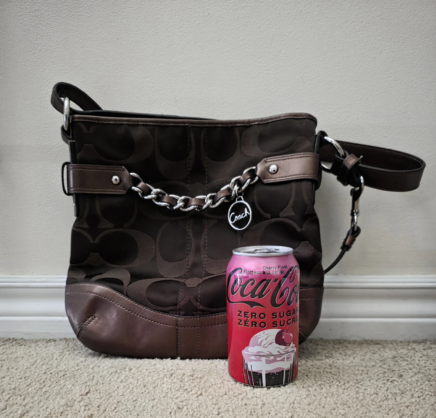 Vintage Coach Signature Crossbody Bag - photo 3