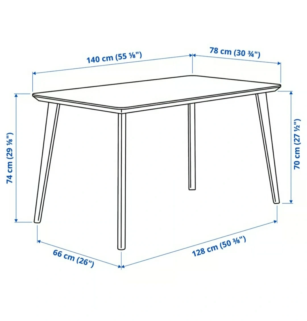 IKEA LISABO Dining Table - photo 5