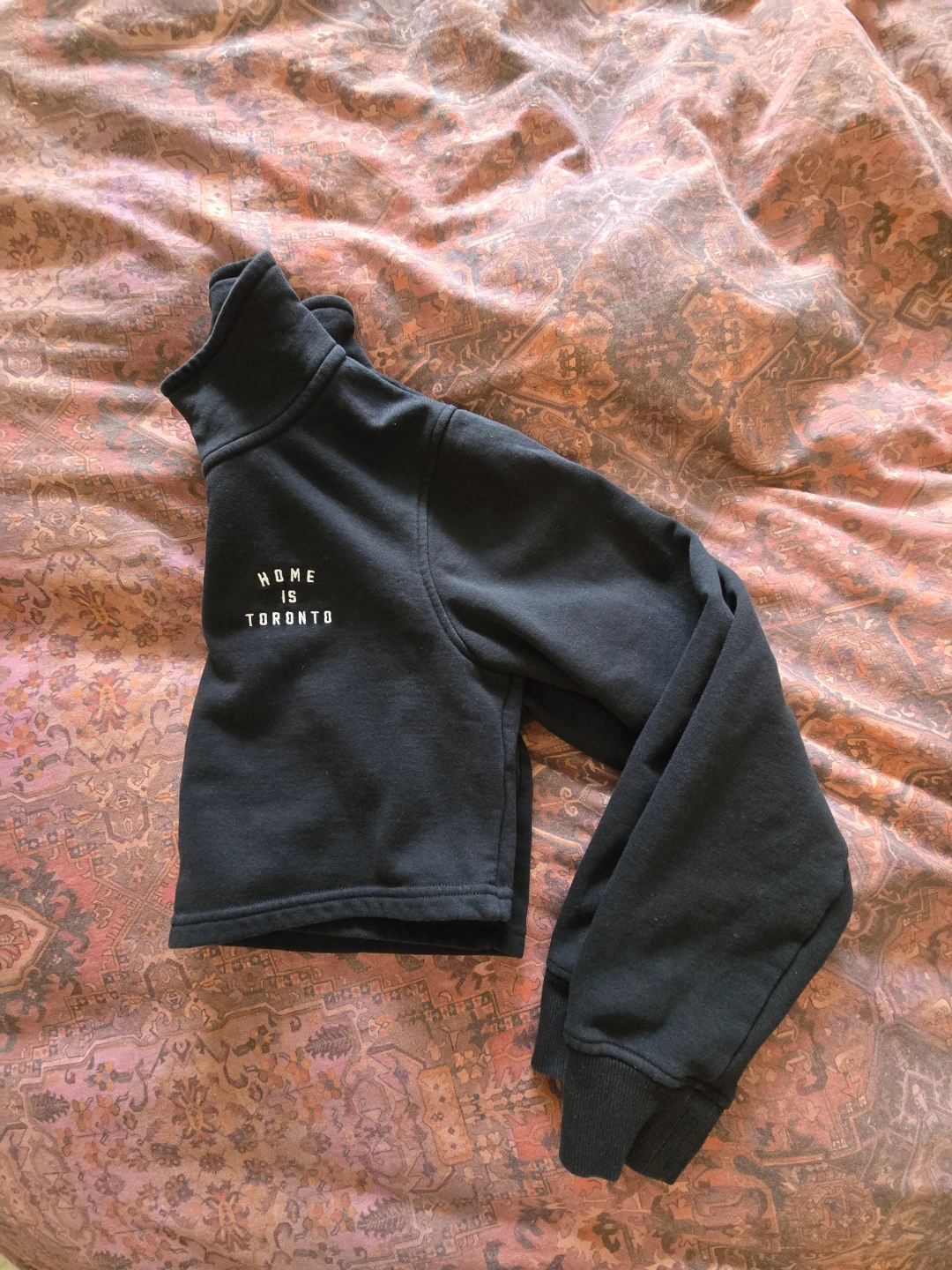 Peace Collective Home is Toronto Cropped Quarter Zip