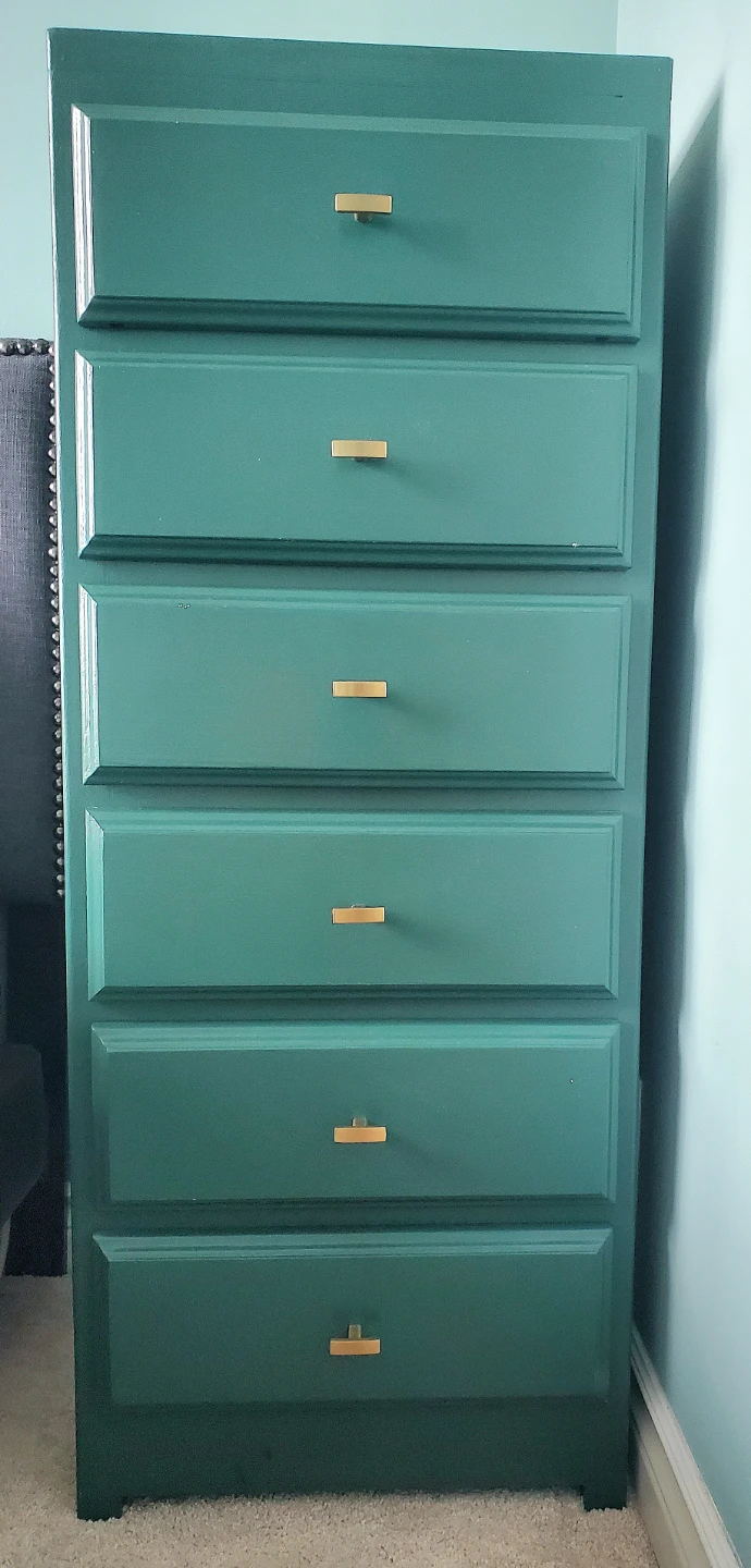 Sealcon Inc. Tall Dresser / Chest of Drawers - Teal