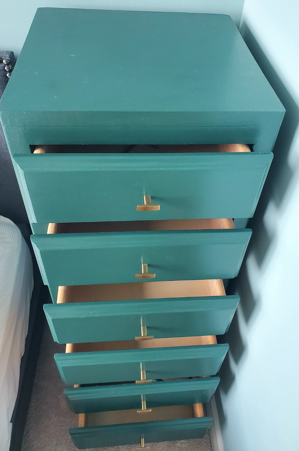 Sealcon Inc. Tall Dresser / Chest of Drawers - Teal - photo 4