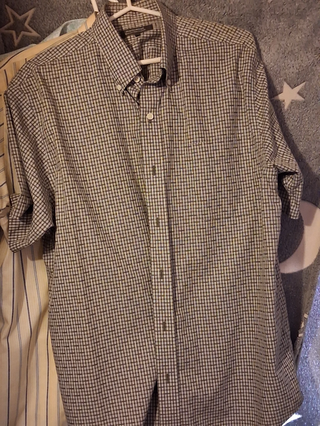 Denver Hayes Men's Never-Iron Plaid Shirt - Large - photo 2