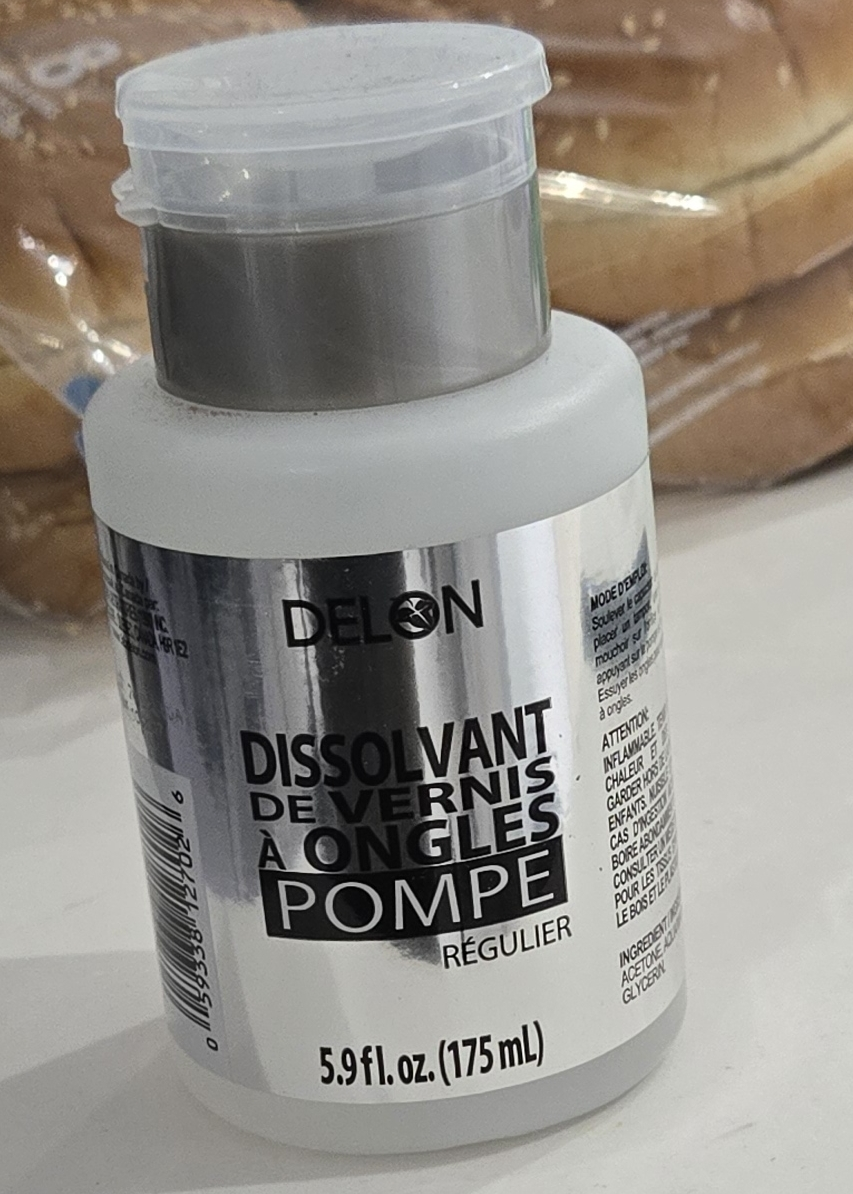 Delon Pump Dispenser Nail Polish Remover - 175 mL
