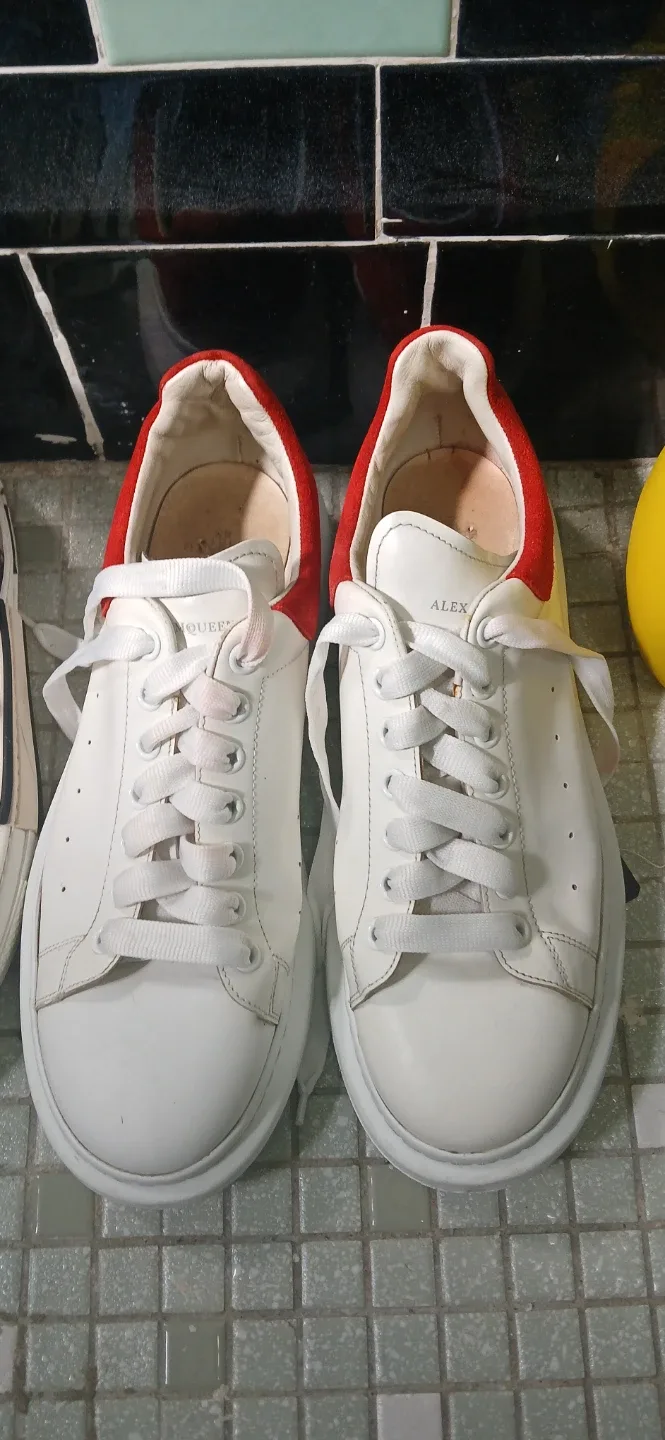 Alexander McQueen White and Red Size 12