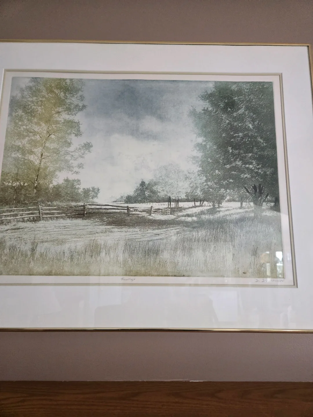 D. Duchene Art Print - "Frevillage" - 2/75 - photo 2