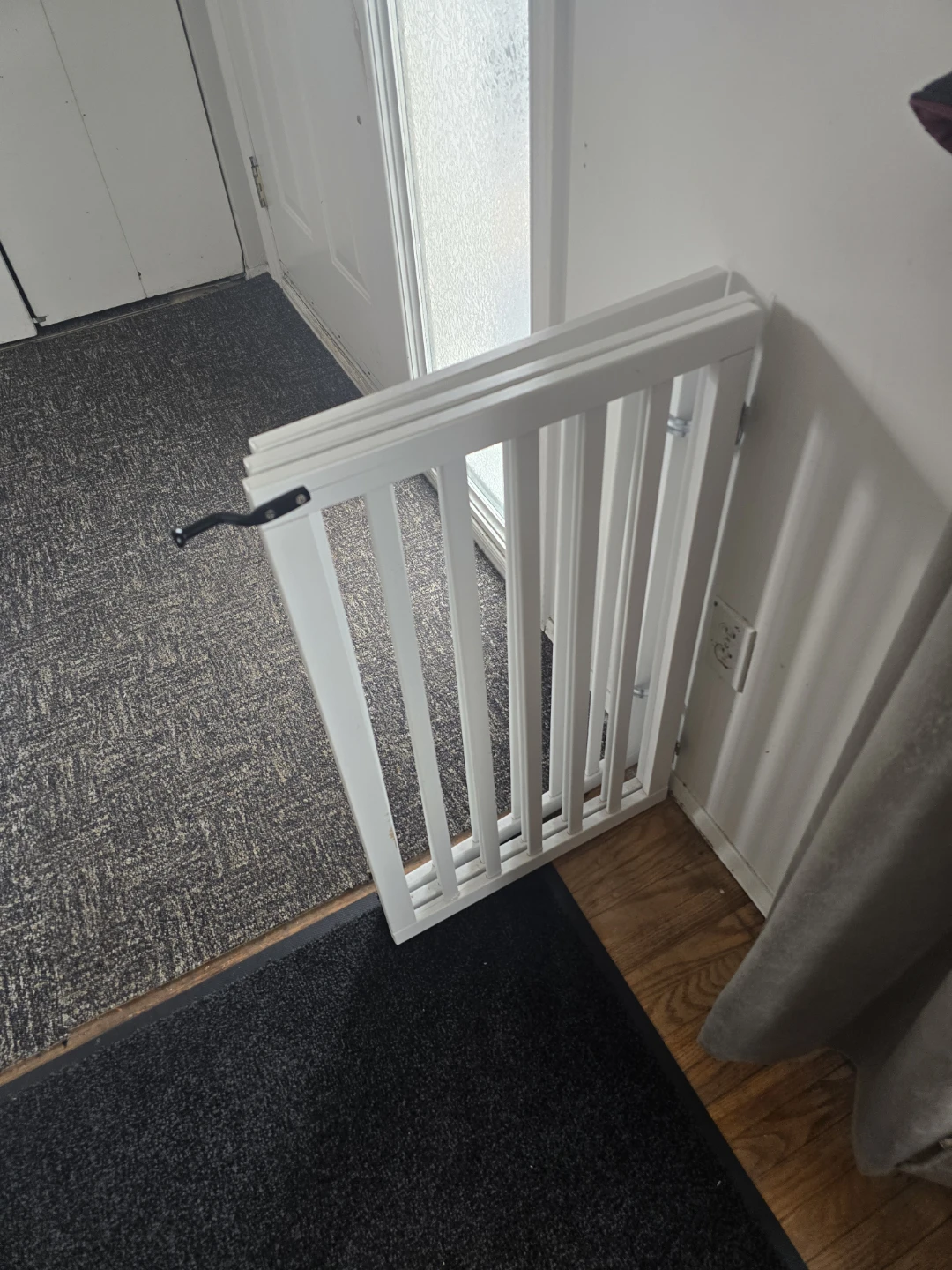 White Wooden Baby Gate