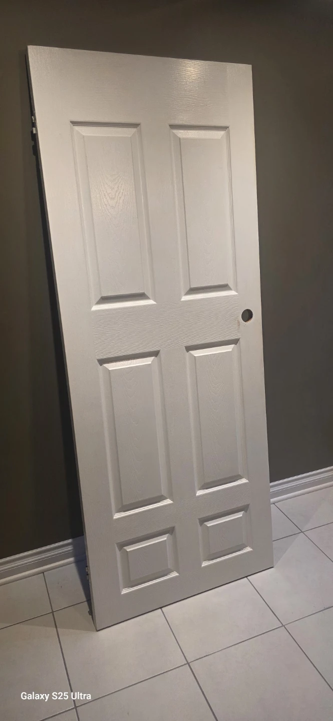 White 6-Panel Interior Door