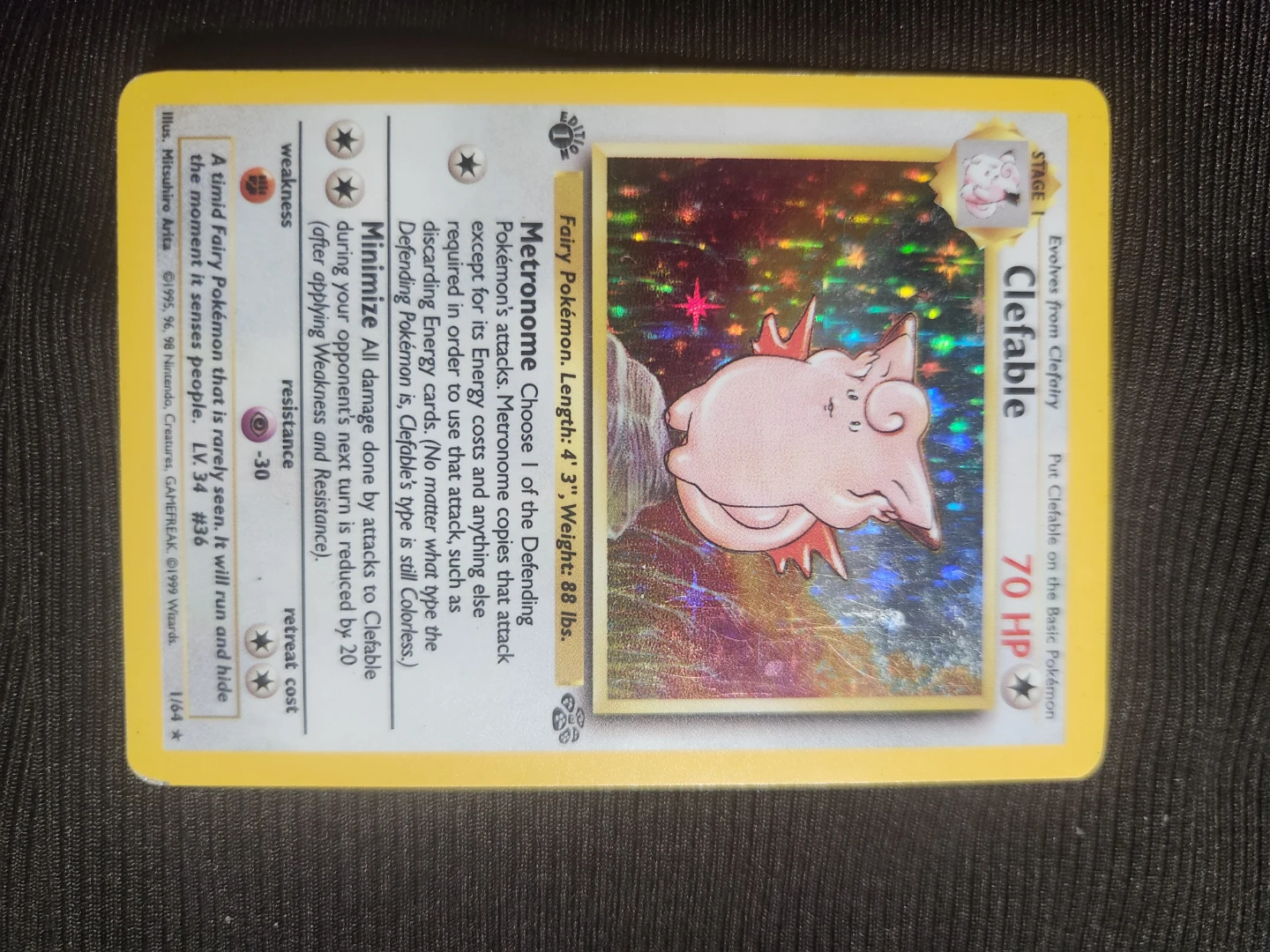 First edition 1999 Pokémon cards - photo 2