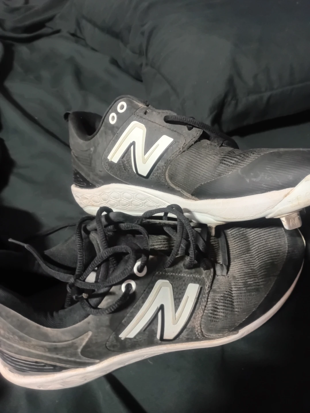 New Balance 3000v6 Baseball Cleats Black Size 9.5