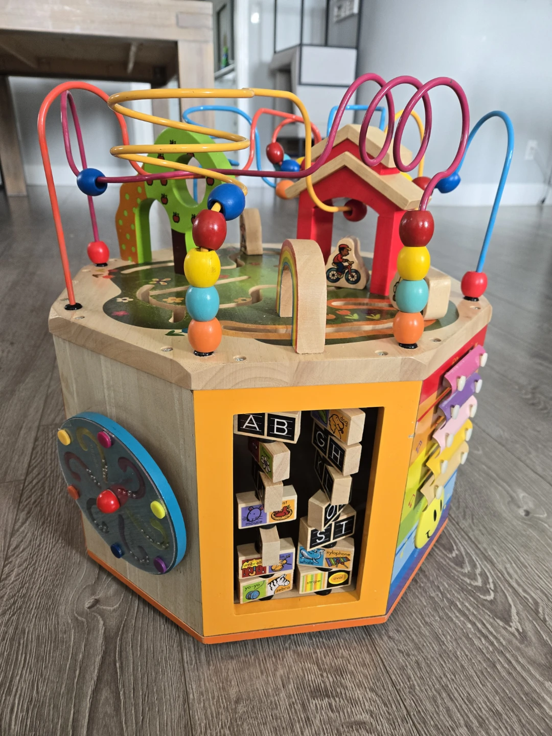 Large octogon kids activity cube swivel - photo 4