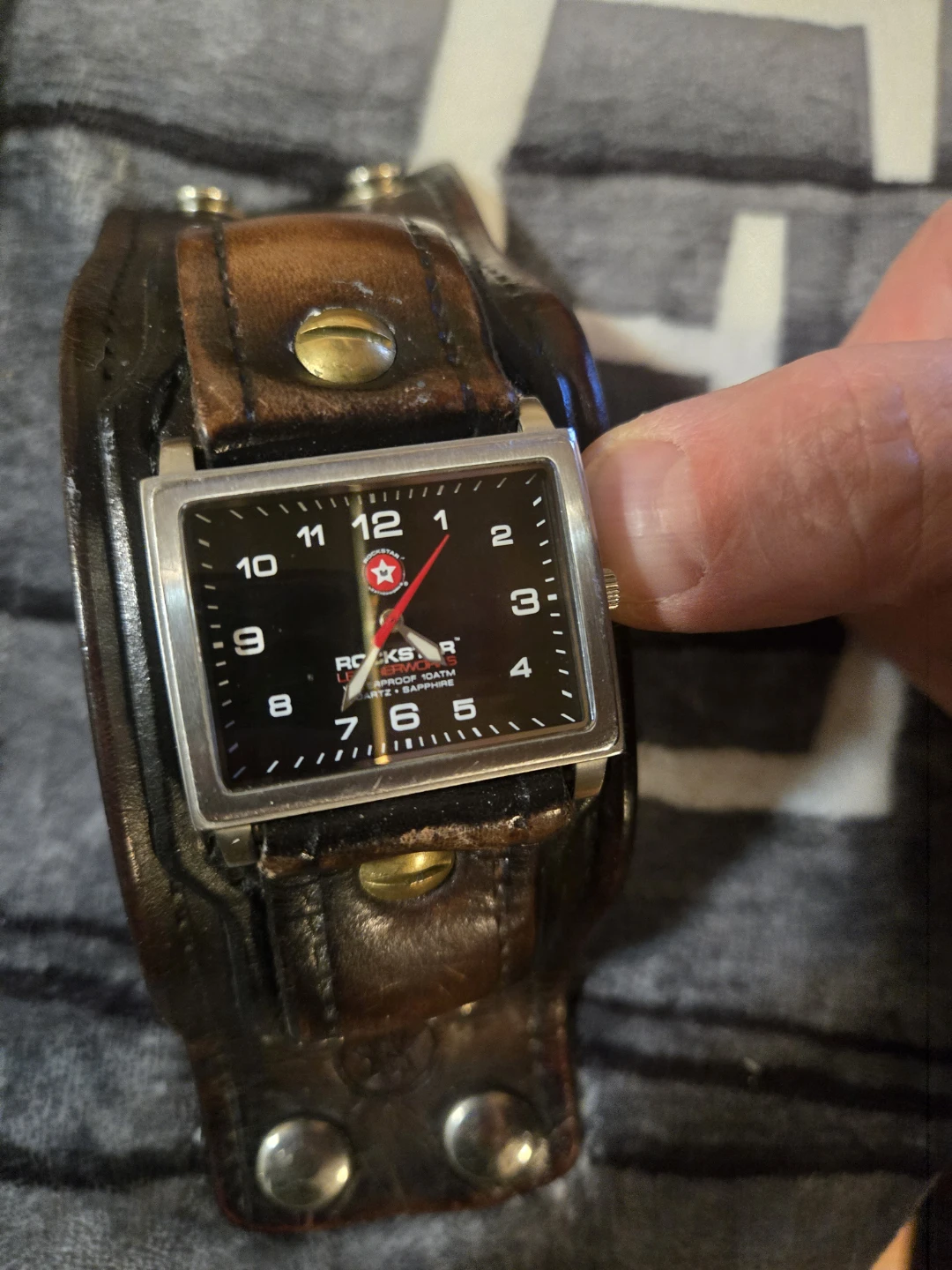 Rockstar Watch - Leather Cuff Band - photo 3
