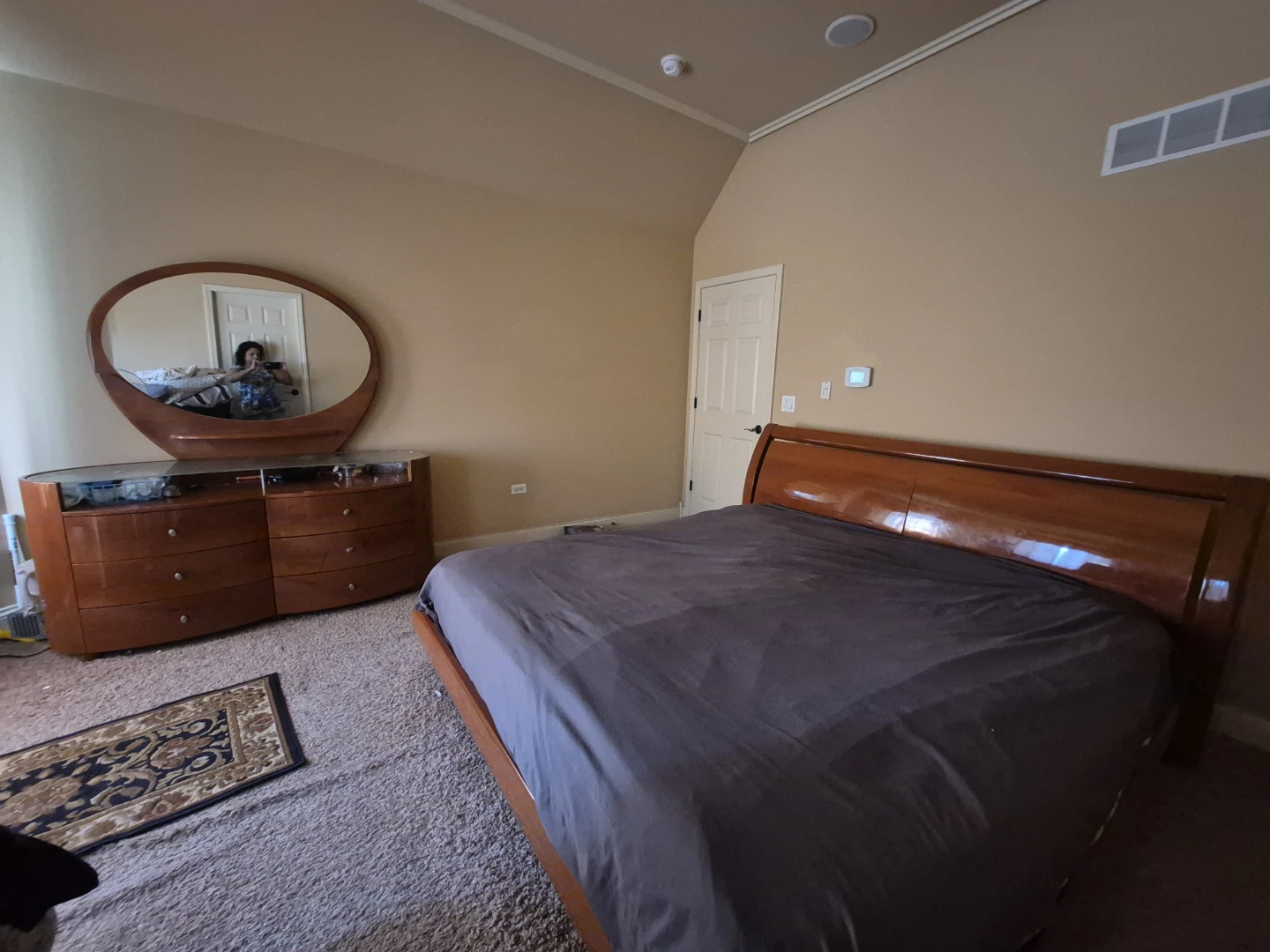 Cherry Wood Dresser with Mirror - photo 2