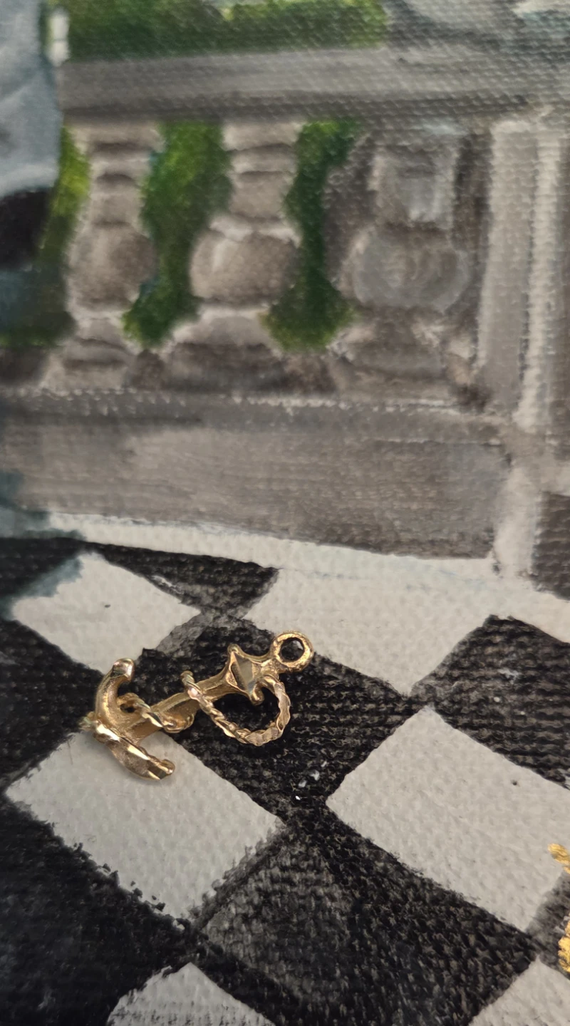 14k Gold Anchor Charm/Pendant - photo 4
