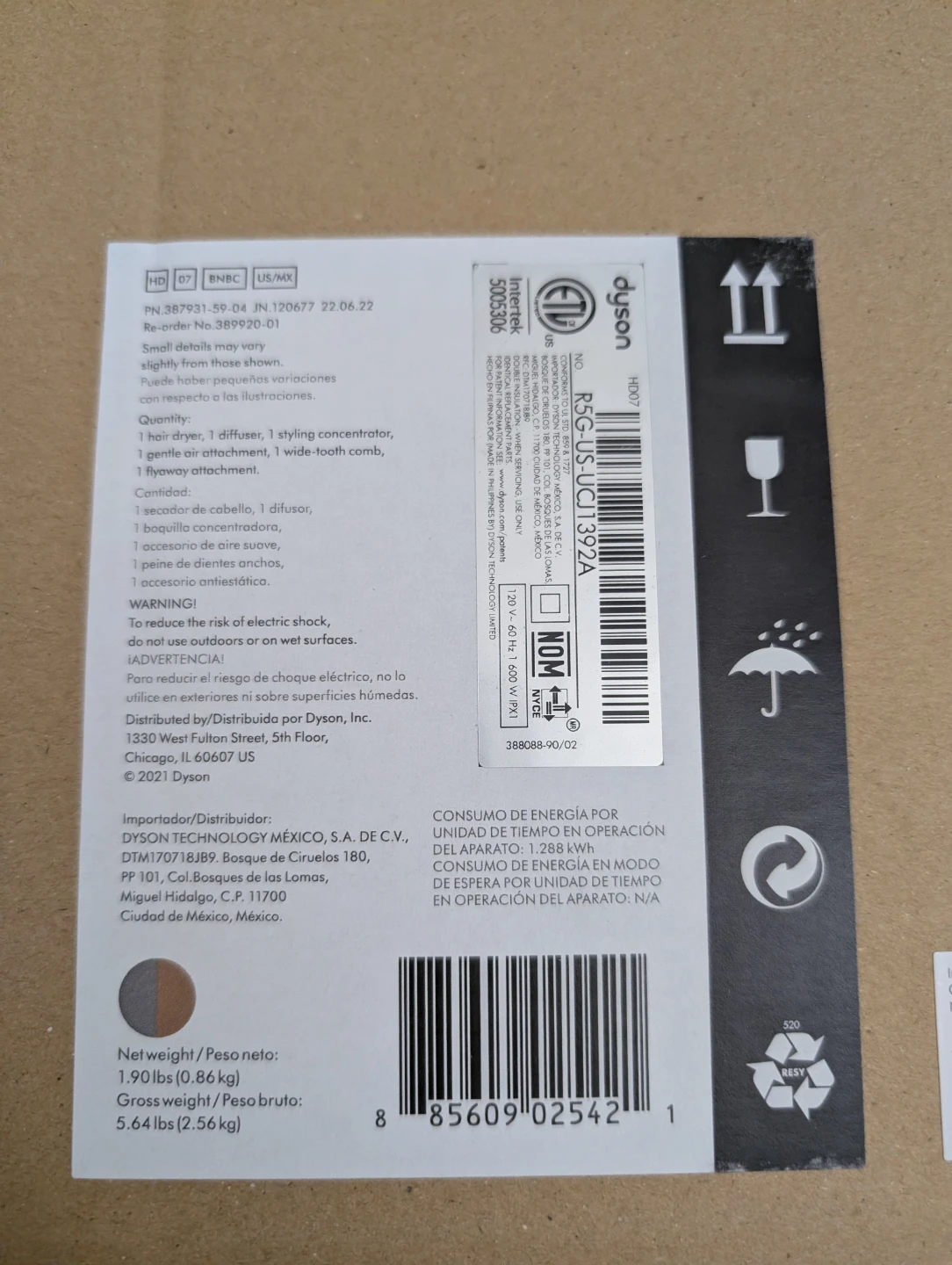 Brand New Unopened Dyson Supersonic Origin Hair Dryer Gift - photo 2