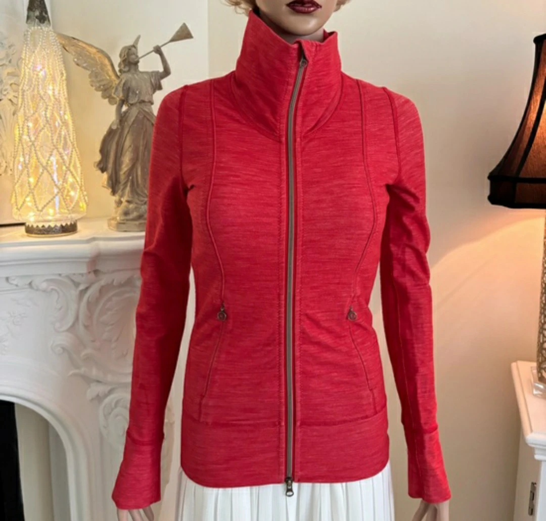 Lululemon Red Zip-Up Jacket