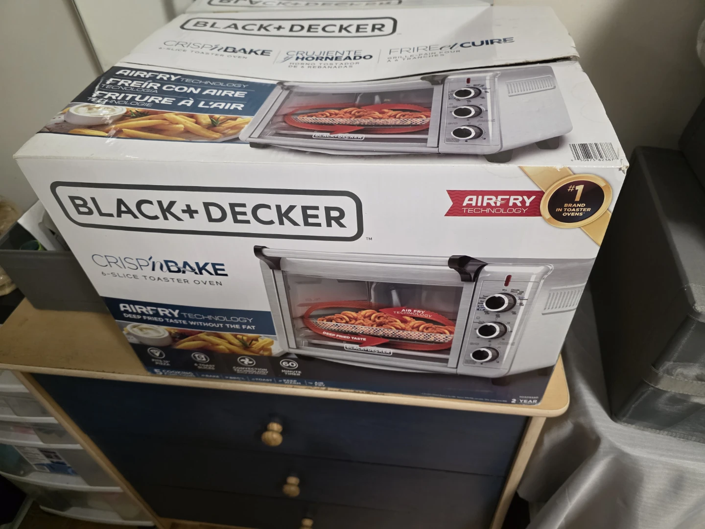 BLACK+DECKER 6-Slice Toaster Oven with Air Fry