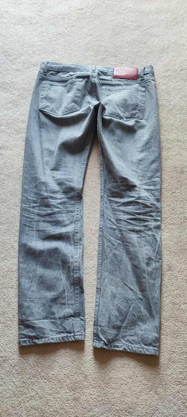 Naked & Famous Weird Guy Grey Selvedge Denim Jeans Size 36 - photo 2