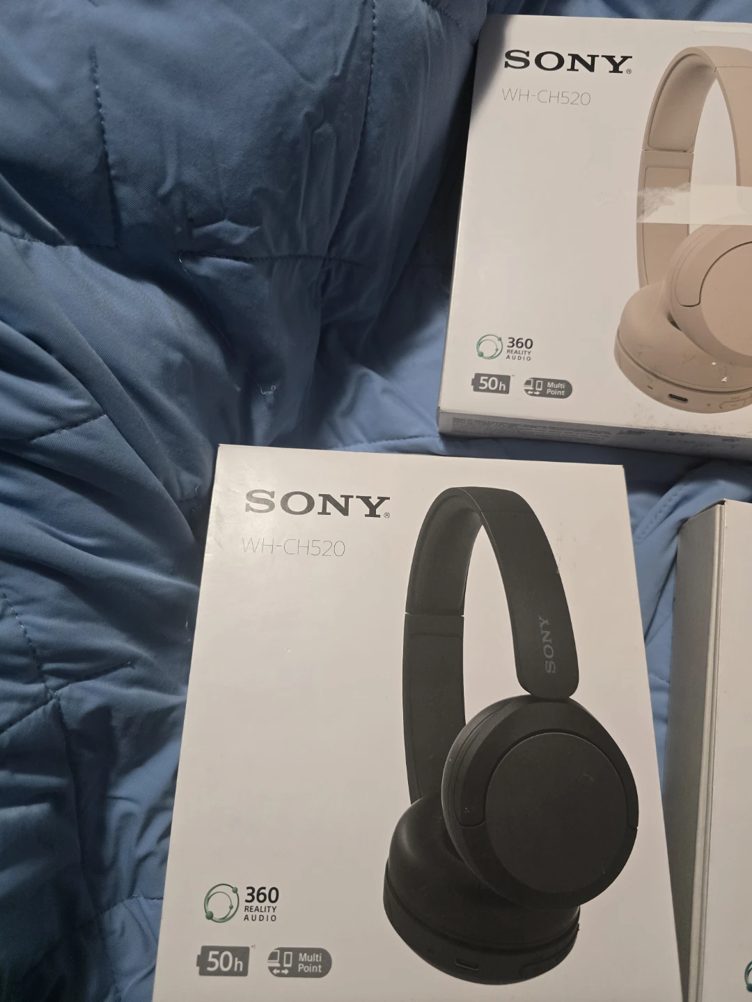 Sony WH-CH520 Wireless Headphones (Black, Beige, Blue) - photo 2