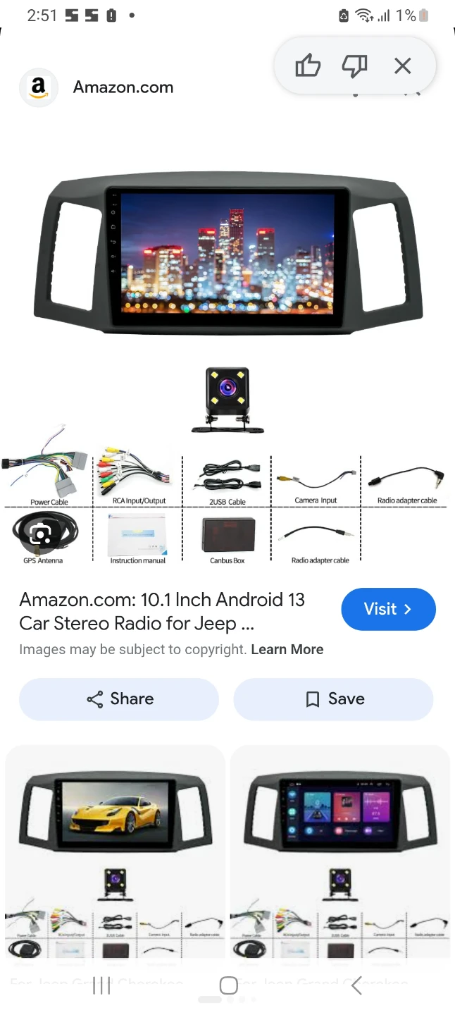 10.1 Inch Android 13 Car Stereo Radio