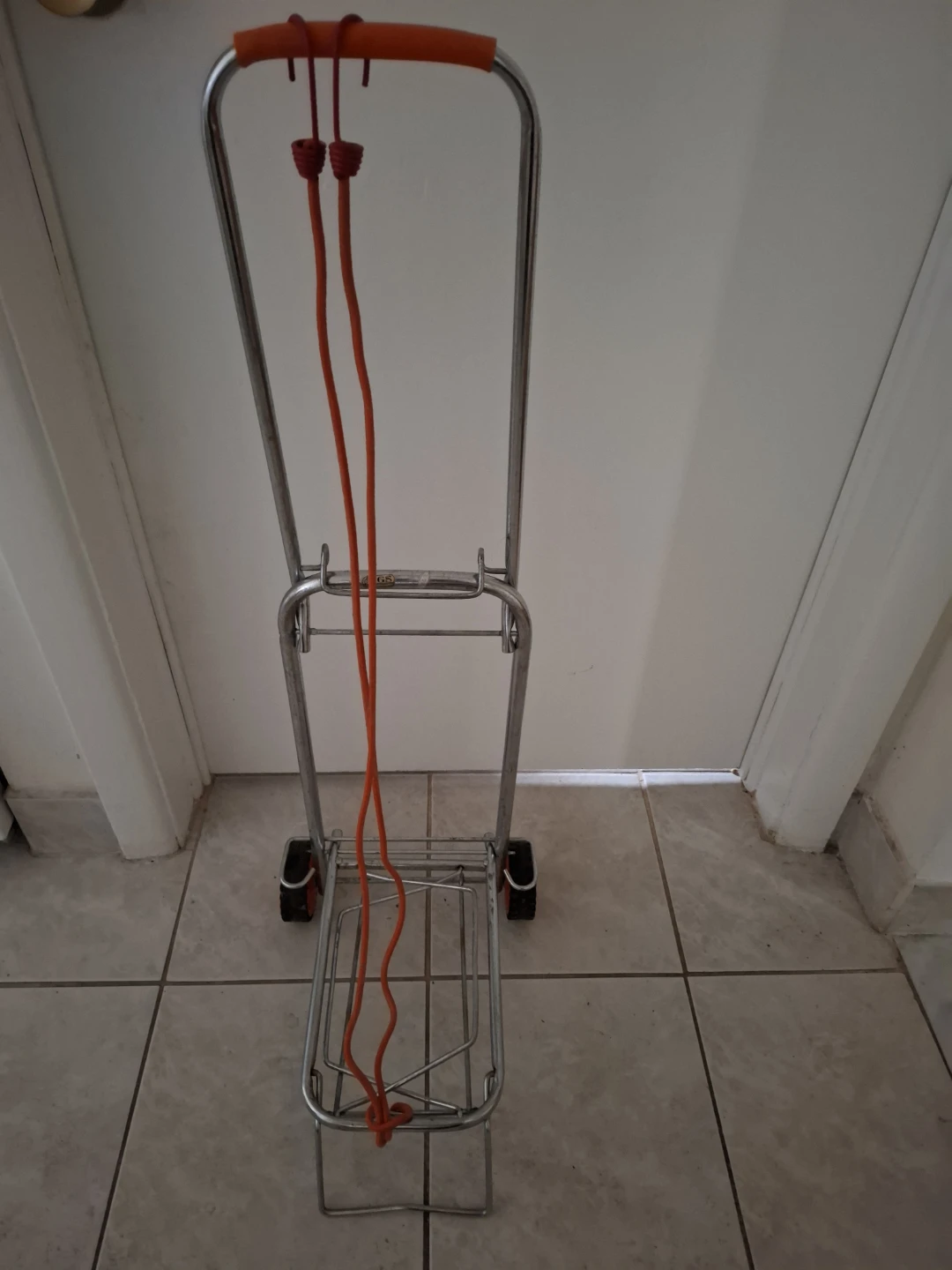 Folding Cart with Orange Handles and Bungee Cord - photo 3
