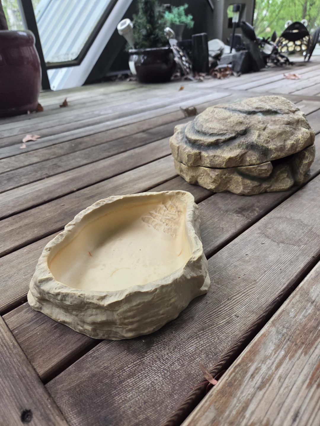 Exo Terra Rock Hide Food and Water Dish - photo 2