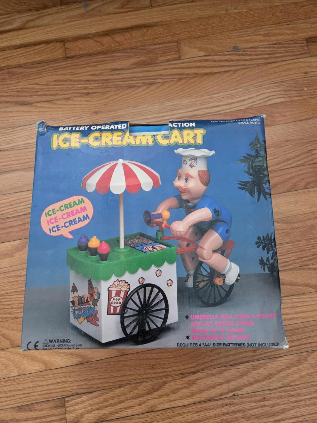 Battery Operated Ice-Cream Cart Toy