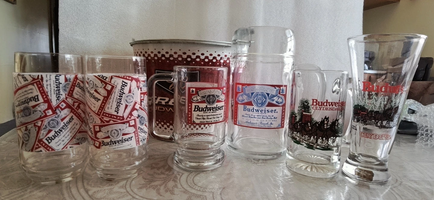 Budweiser Clydesdale Glass Collection