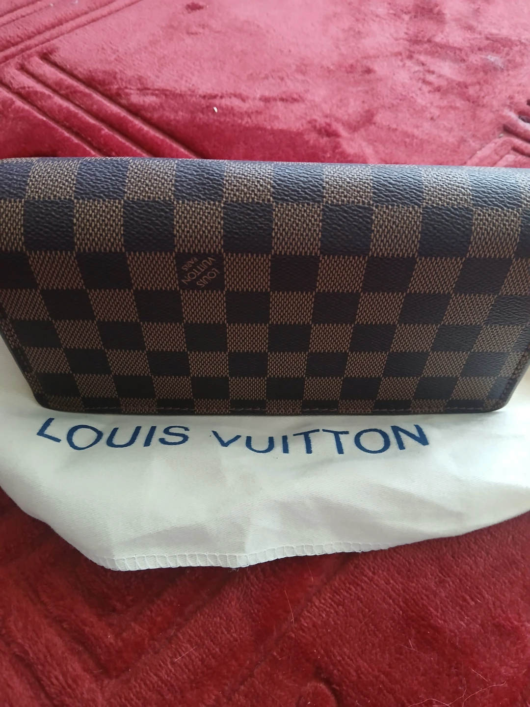 Louis Vuitton Damier Ebene Wallet with Chain - photo 2