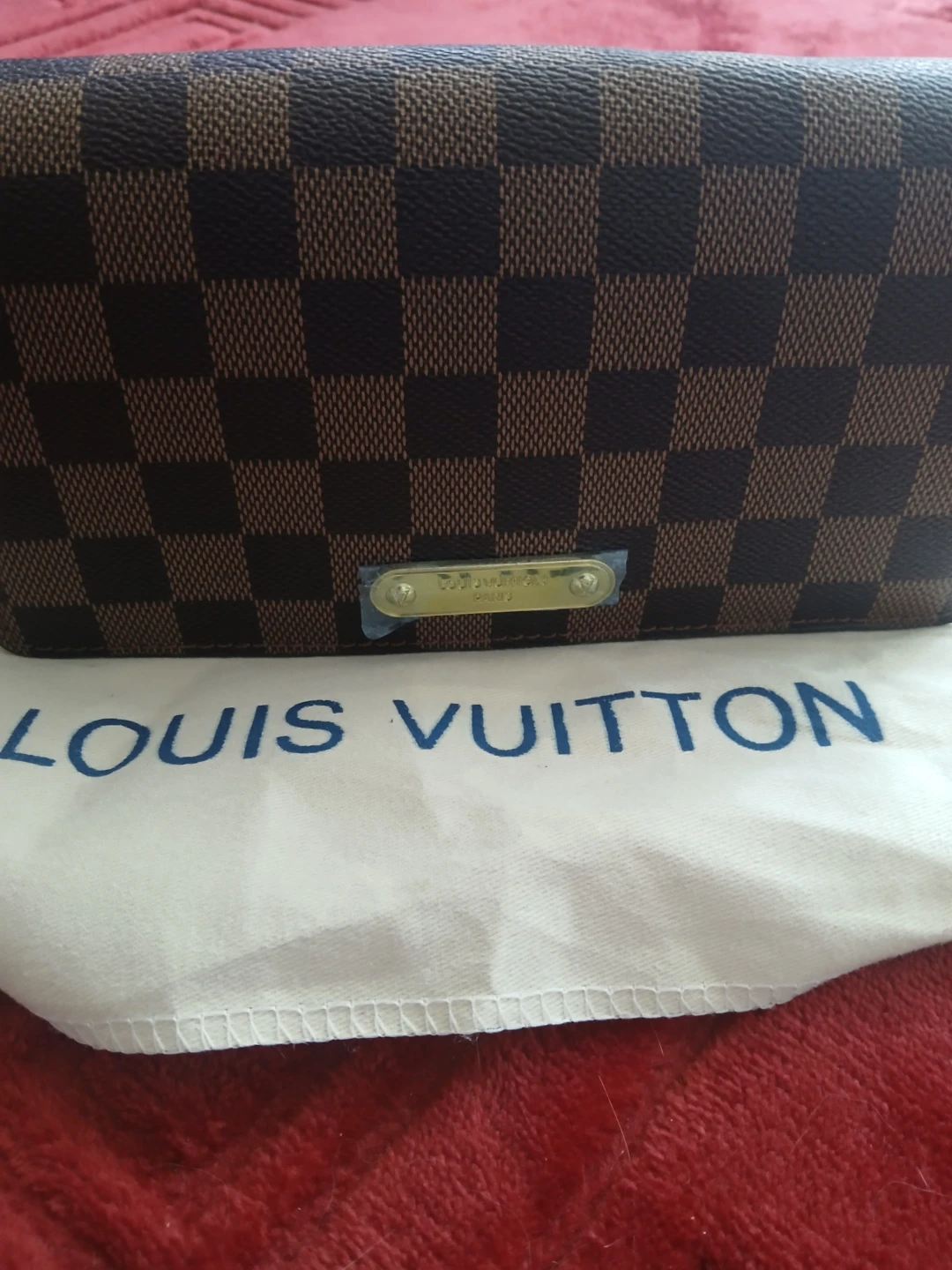 Louis Vuitton Damier Ebene Wallet with Chain - photo 3
