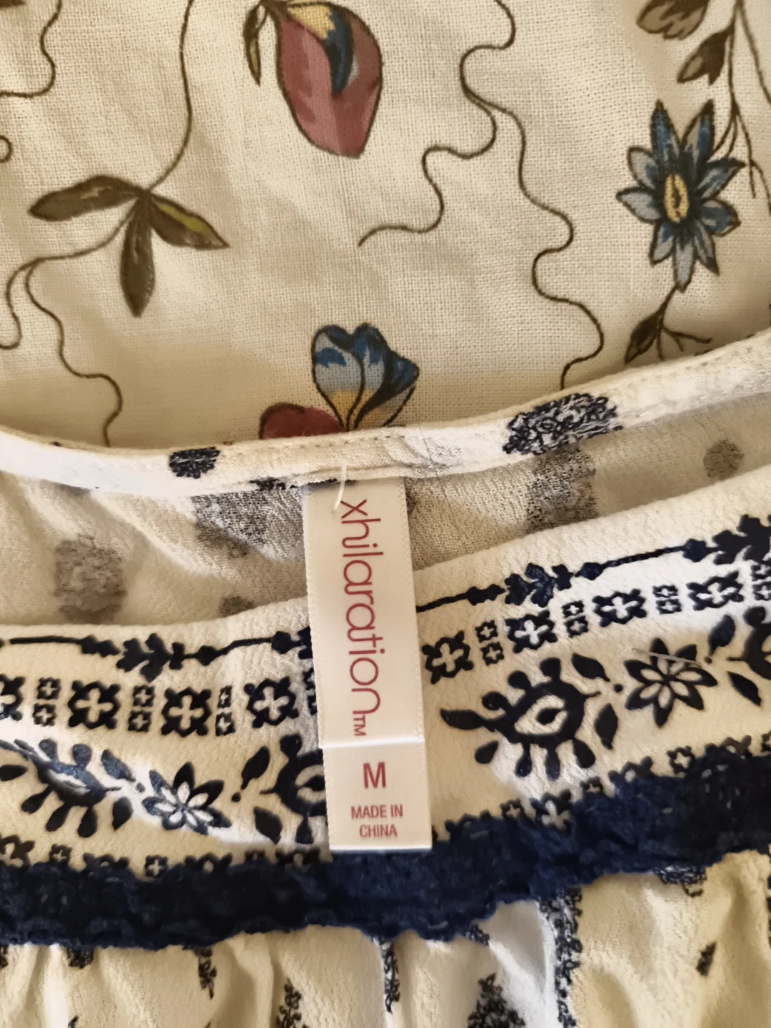 White Blue summer Tank Top Size M - photo 3
