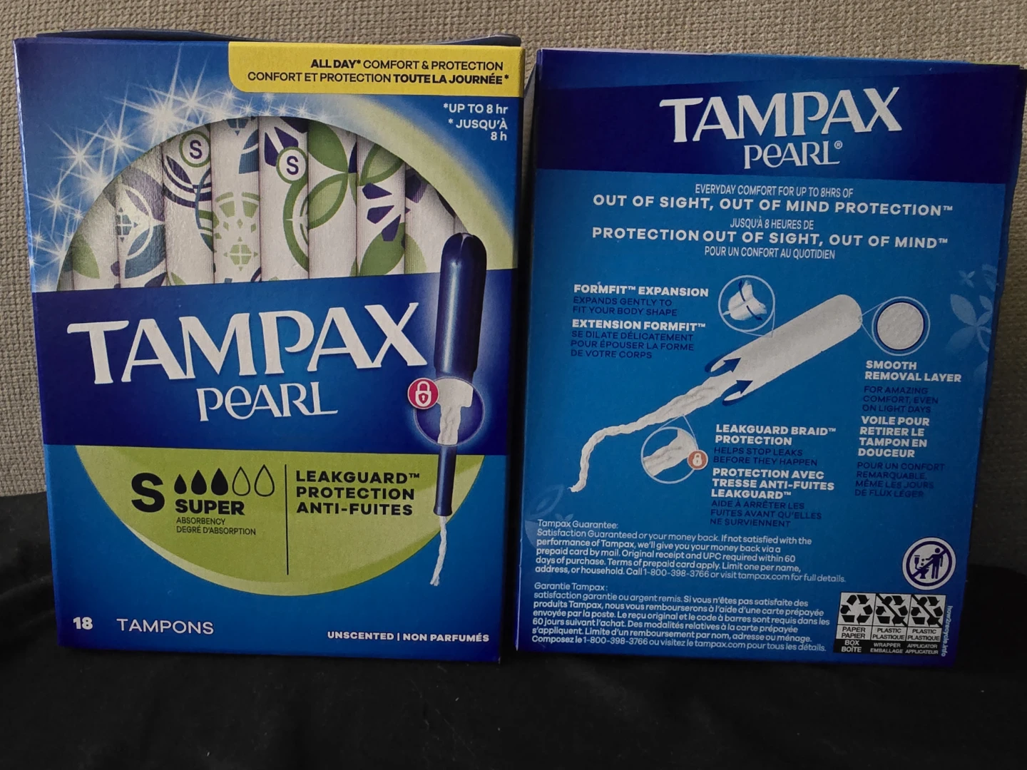 Tampax Pearl Super Absorbency Tampons (18 count) - photo 2