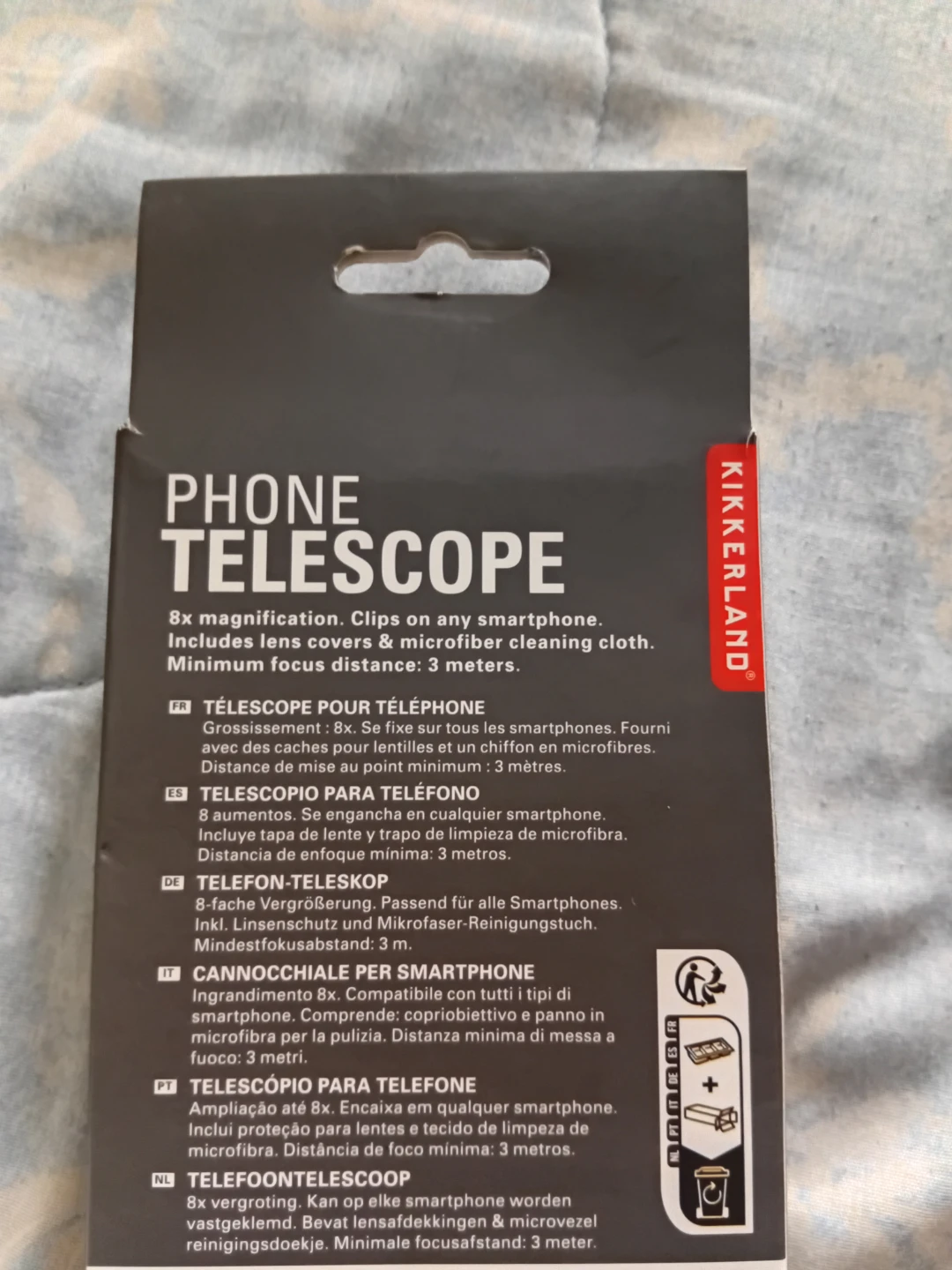Kikkerland Phone Telescope - 8x Magnification - photo 2