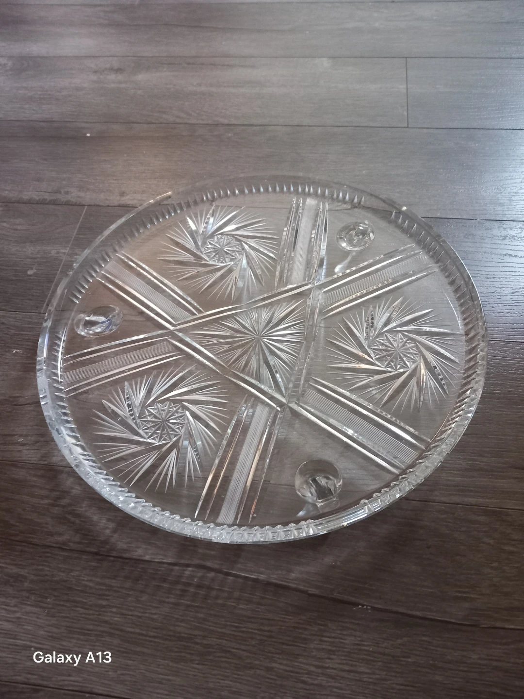 Crystal Footed Cake Stand