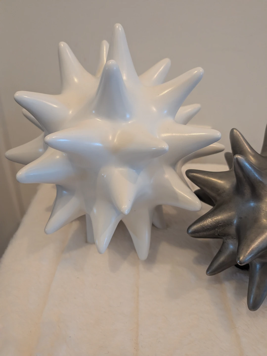 Spiky Decorative Orb Sculpture - photo 2