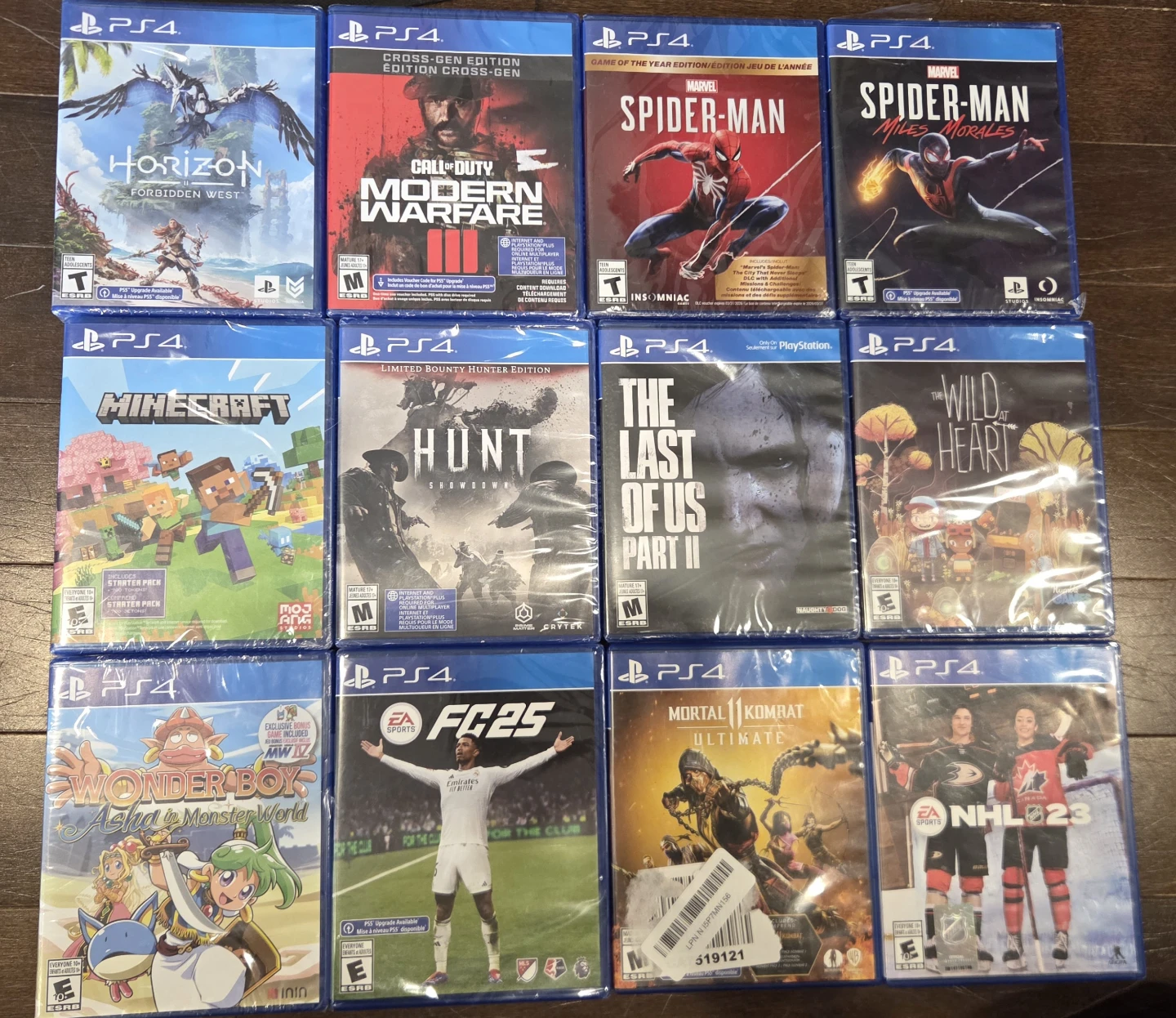 PlayStation 4 Video Games Collection