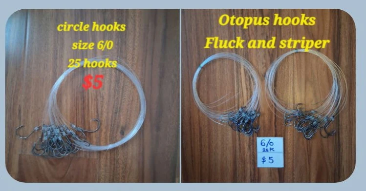 Circle and Octopus Fishing Hooks