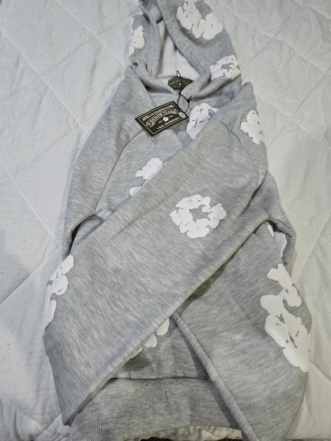 Denim Tears Grey Hoodie - Size XS - photo 4