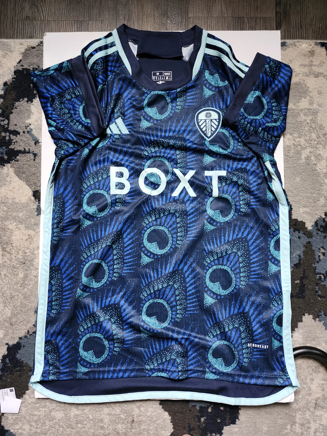 Leeds United Adidas AEROREADY Football Jersey Size M