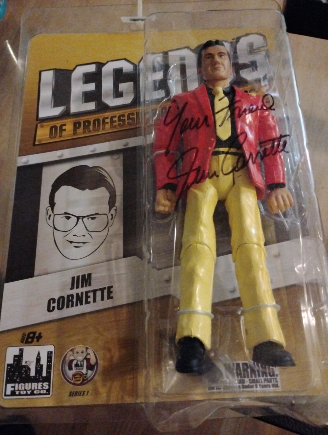 Legends of Professional Wrestling Jim Cornette Action Figure