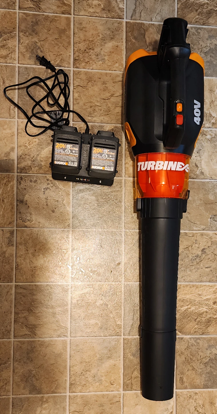 Worx 40V Turbine Cordless Leaf Blower - photo 2