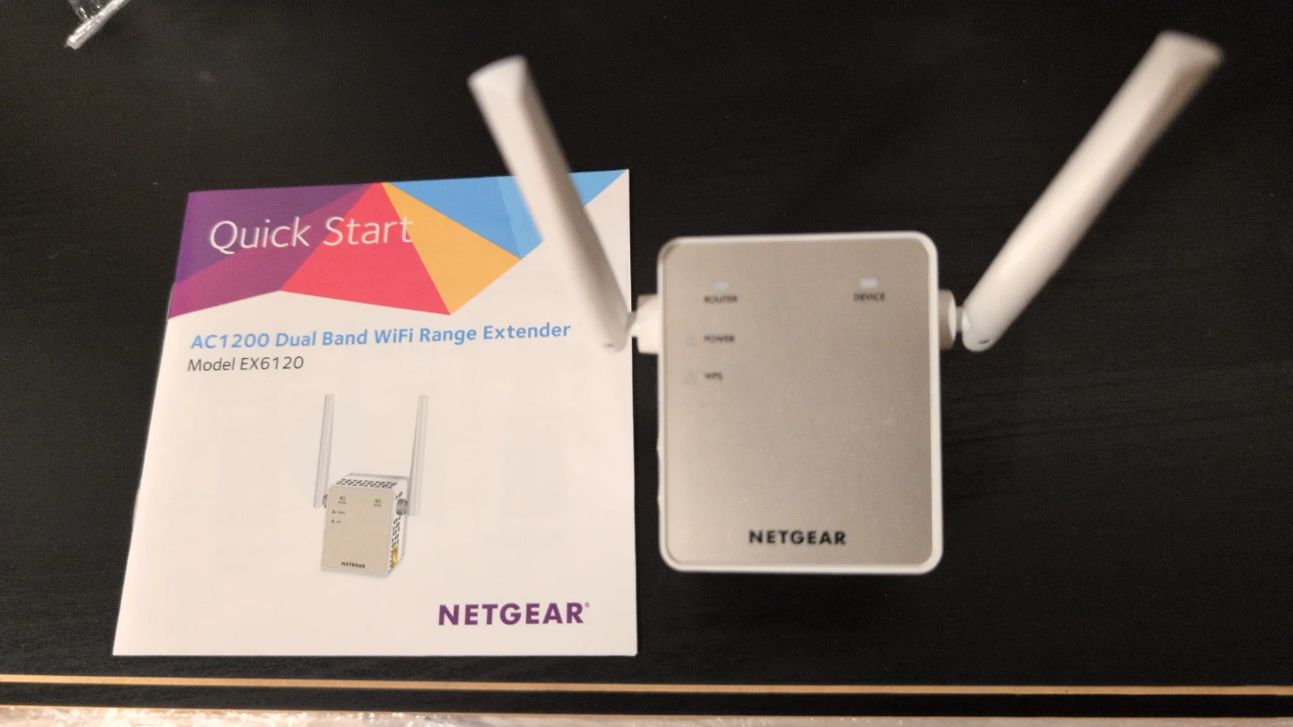 NETGEAR AC1200 Dual Band WiFi Range Extender EX6120