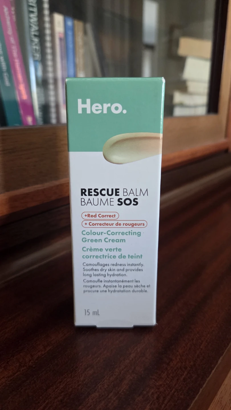 Hero Rescue Balm SOS Colour-Correcting Green Cream 15ml