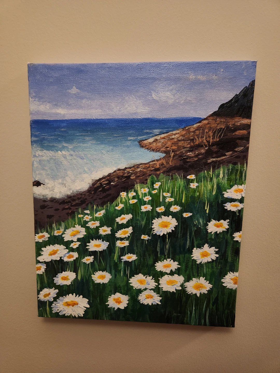Original Painting - Daisies by the Sea - photo 2