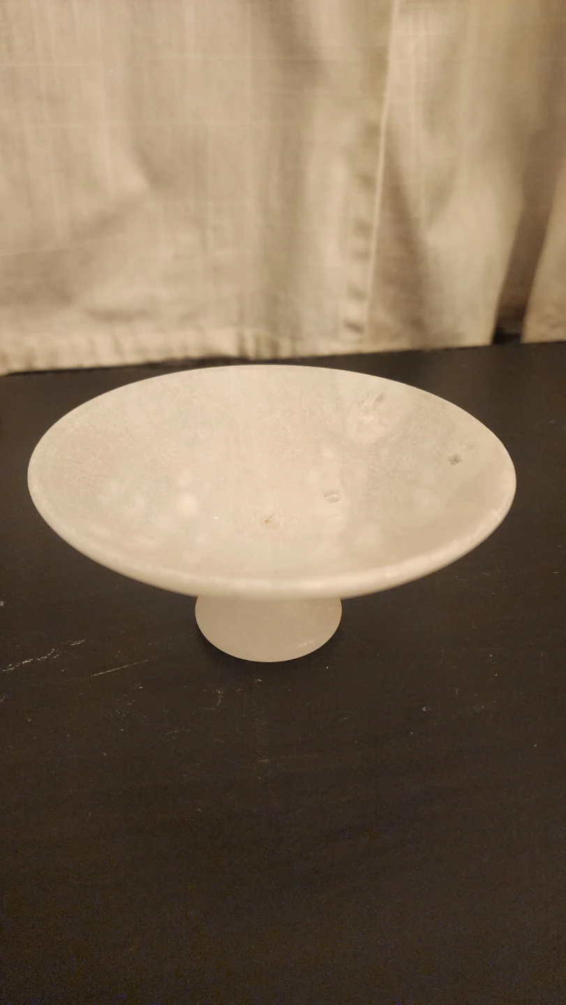 Glass Candy Dish with Decorative Glass Candies - photo 3