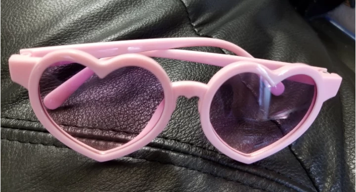 Kids Pink Heart Sunglasses - photo 4