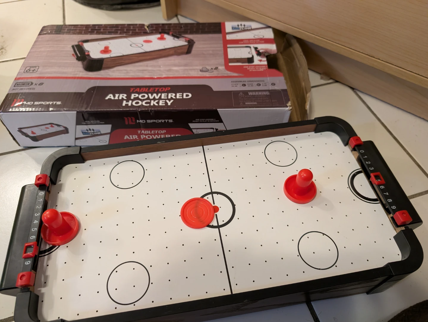 MD Sports Tabletop Air Powered Hockey Game - photo 2