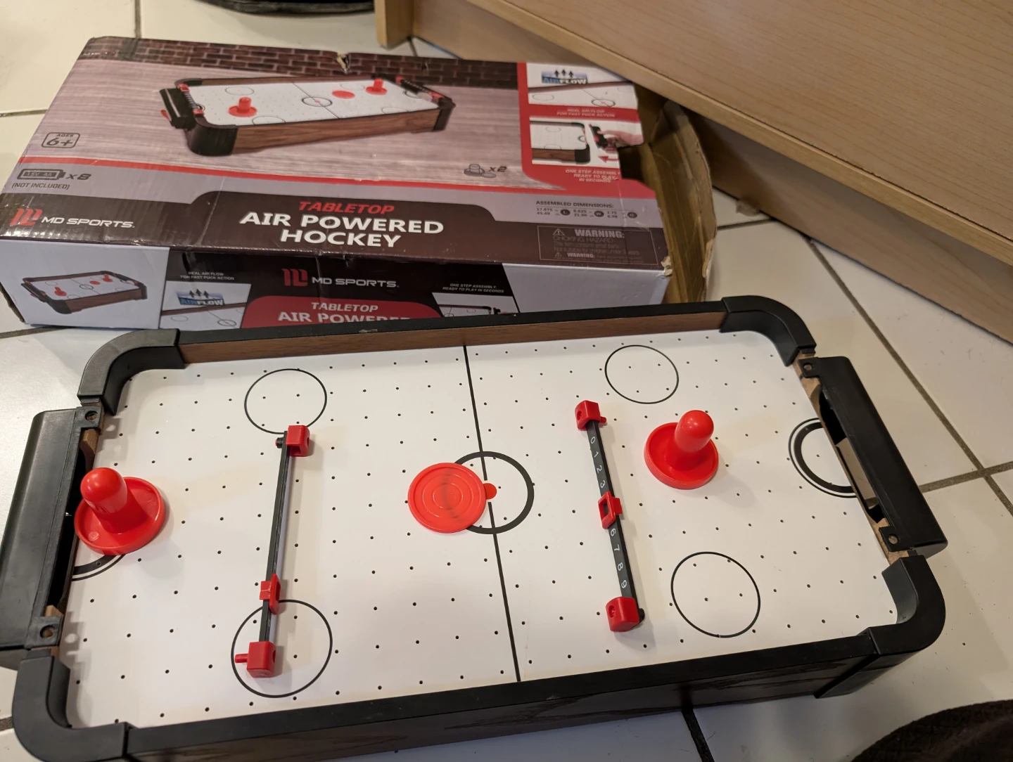 MD Sports Tabletop Air Powered Hockey Game - photo 5