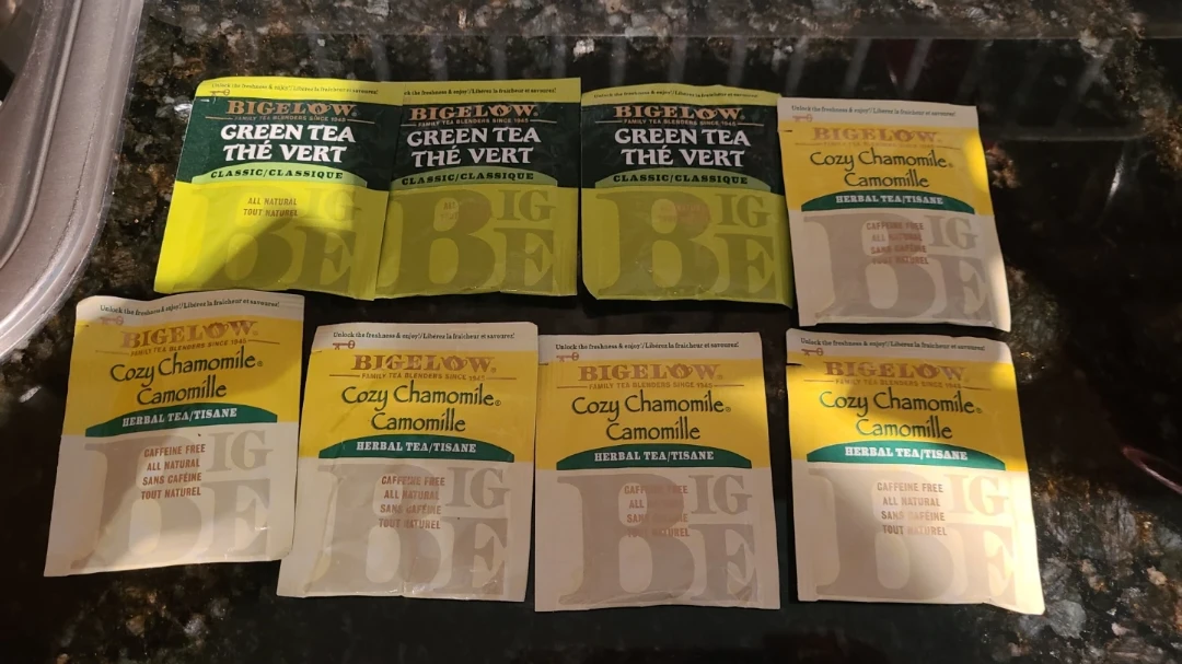 Bigelow Green Tea & Cozy Chamomile Tea Bags