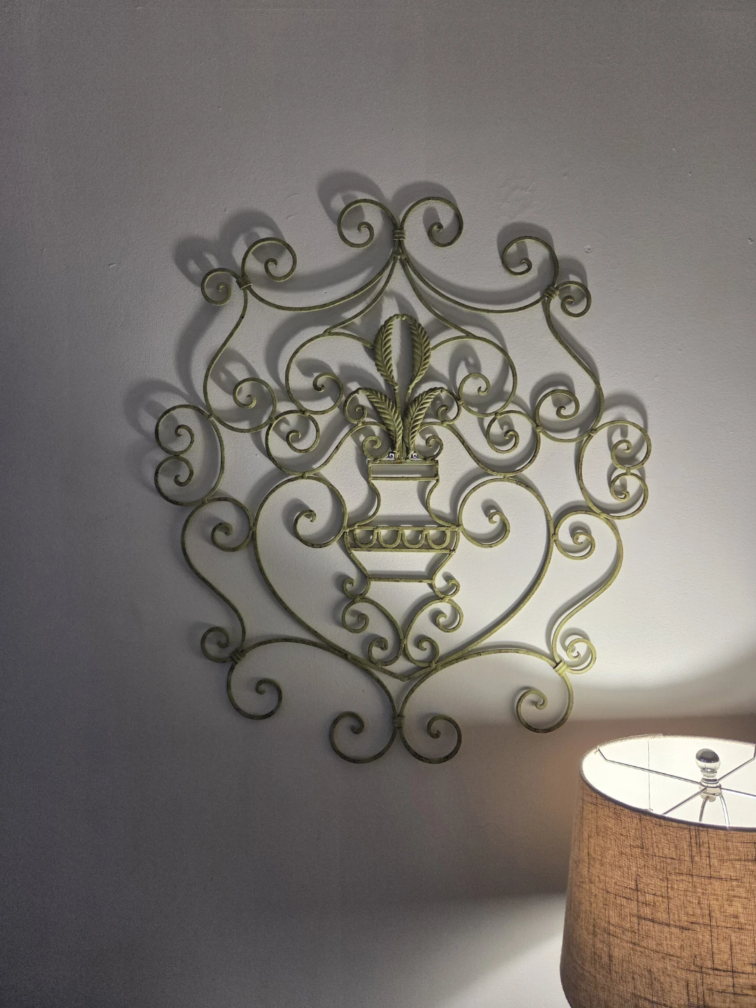 Wrought Iron Wall Art Fleur-de-lis