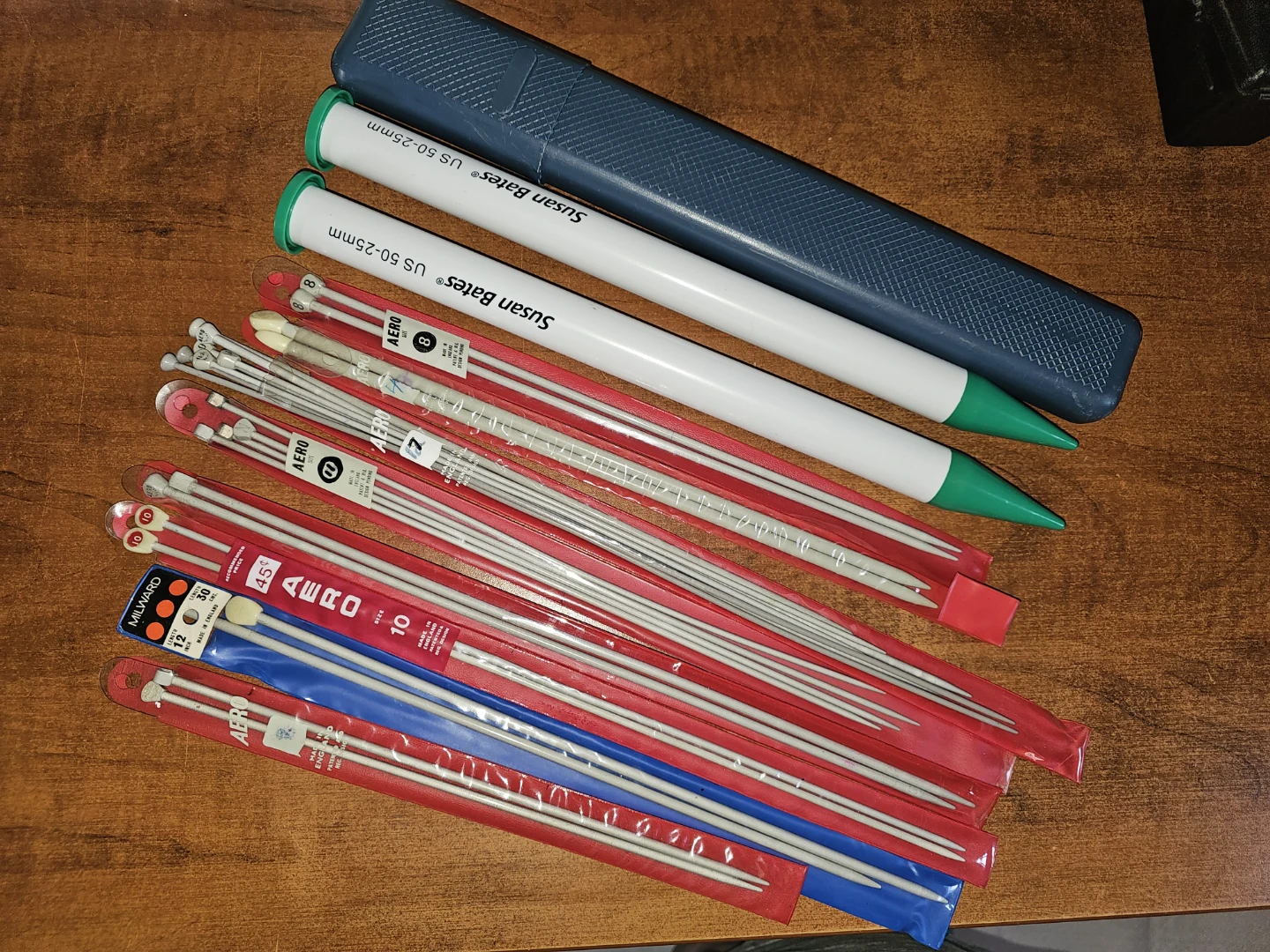 Assorted Knitting Needles and Accessories